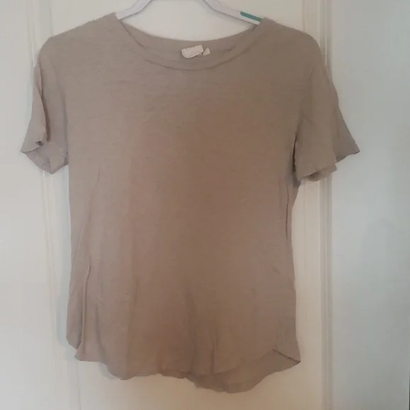 White Crow Plain Tan Tee-Shirt S - Picture 1 of 3